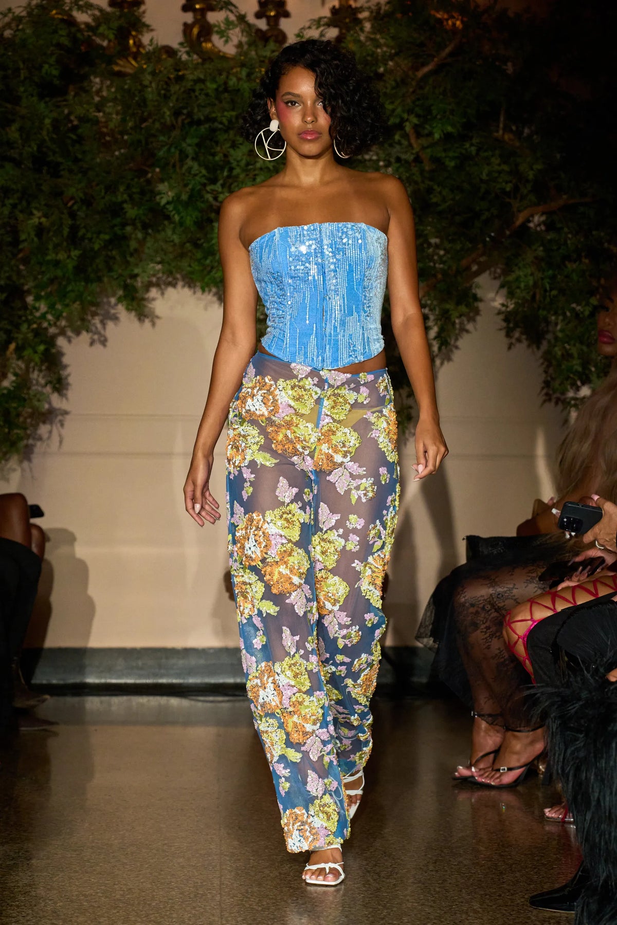 Periwinkle Velvet Bustier-FINAL SALE