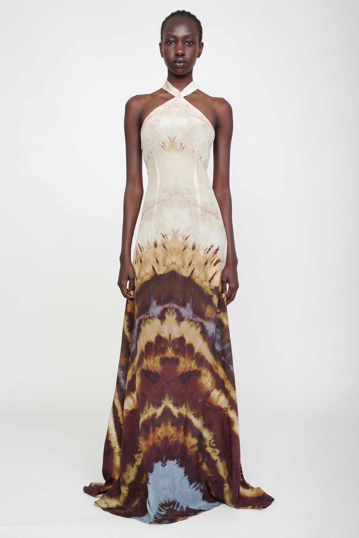 Silk Halter Dress-Pre Order