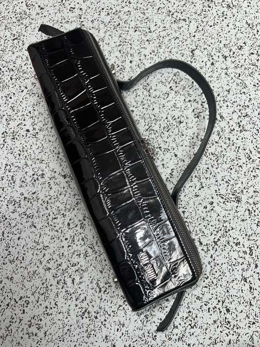 The EUR FERMI Bag in Black Croc