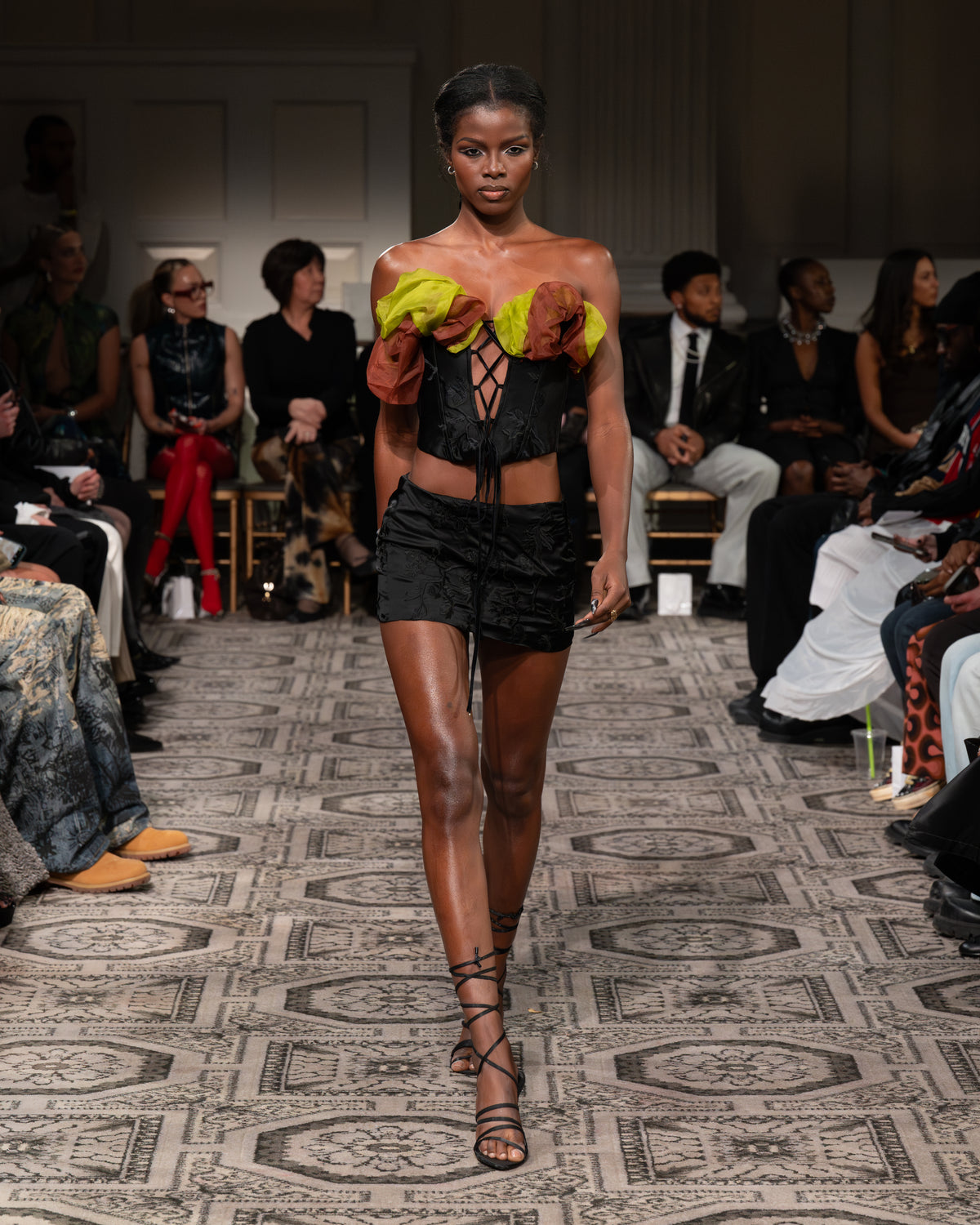 Oyinda Silk Embroidered Short -Pre Order