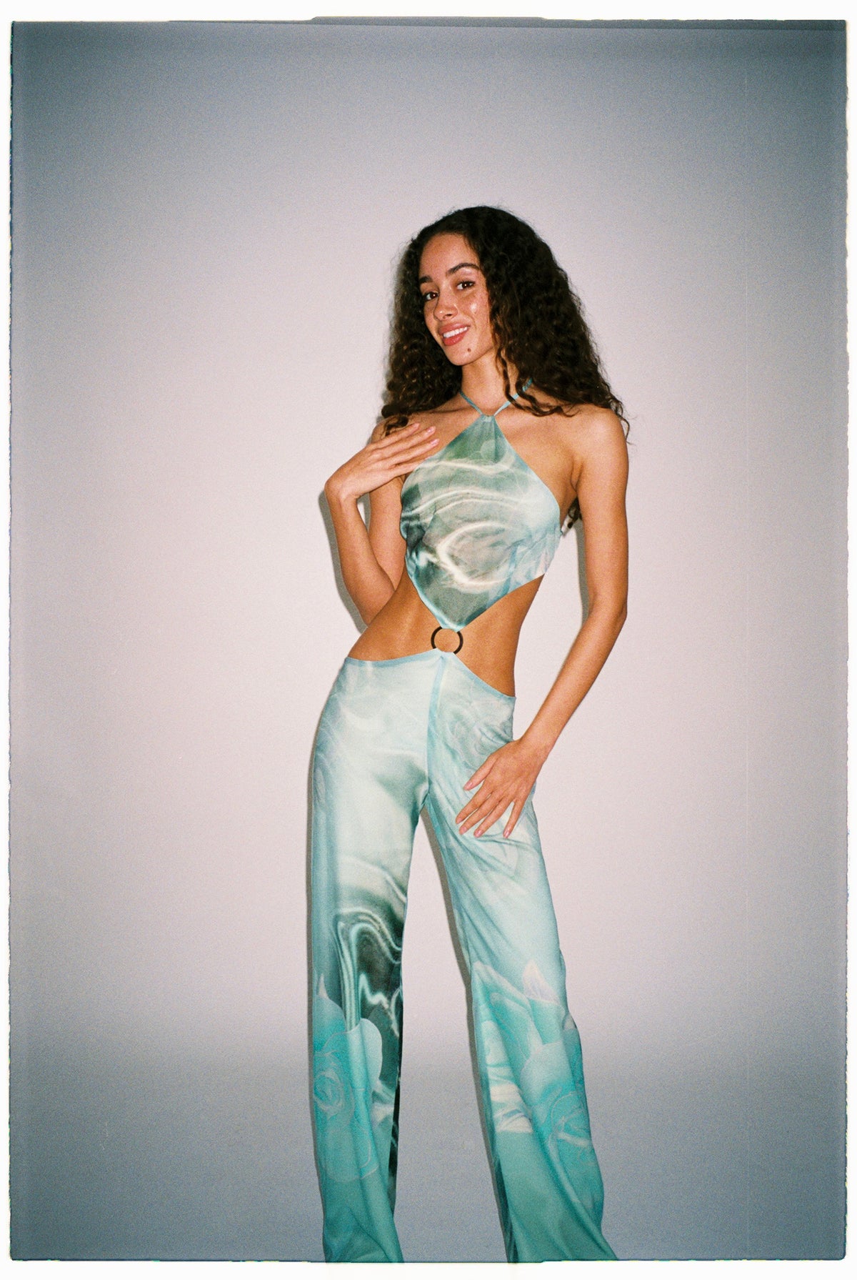 Aqua Blue Jumpsuit