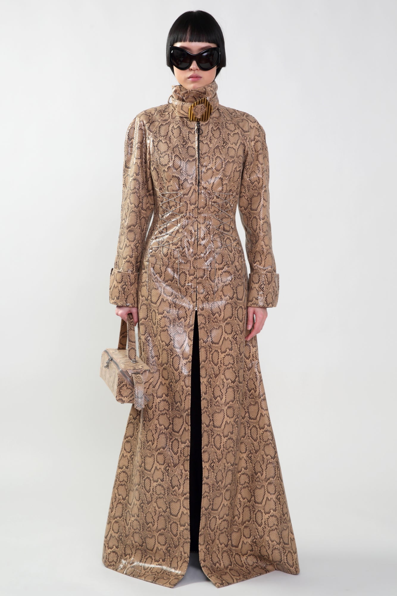 Python Trench Coat – Kim Shui Studio