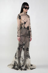 Pre Order: Sheer Embroidered Grown