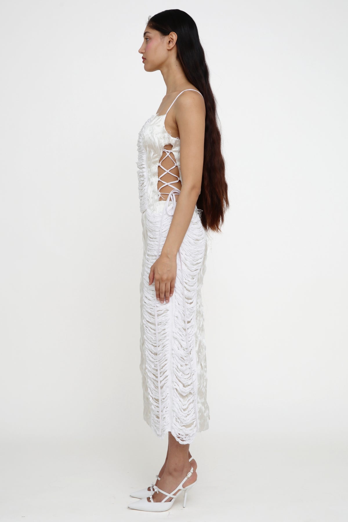 Jesse Lace Up Dress - Pre Order