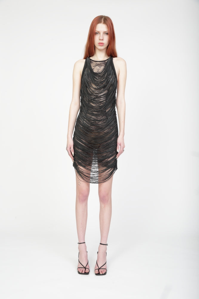 Megan Midi Fringe Dress  - Pre Order