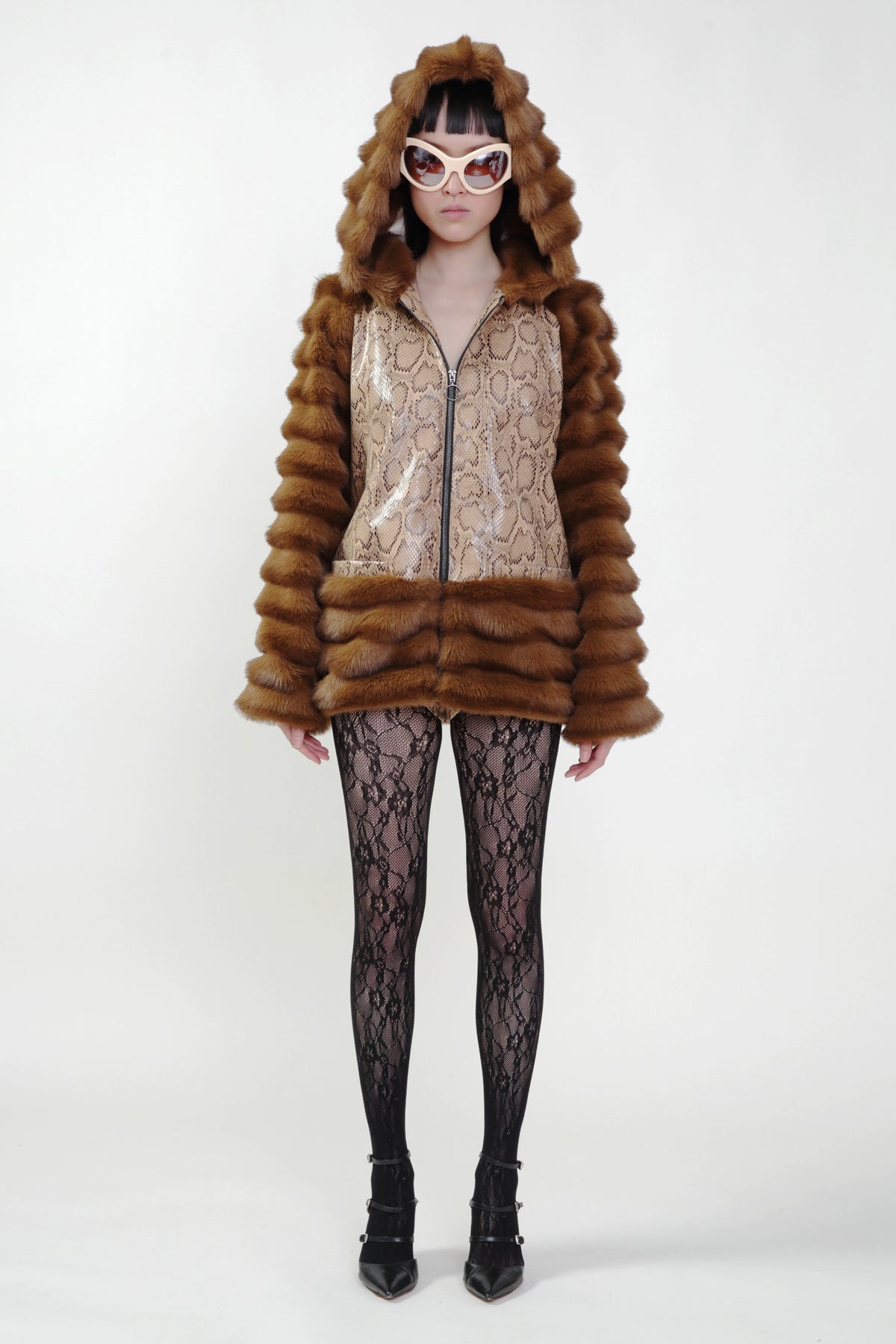 Python Vegan Fur Jacket (Pre-Order)