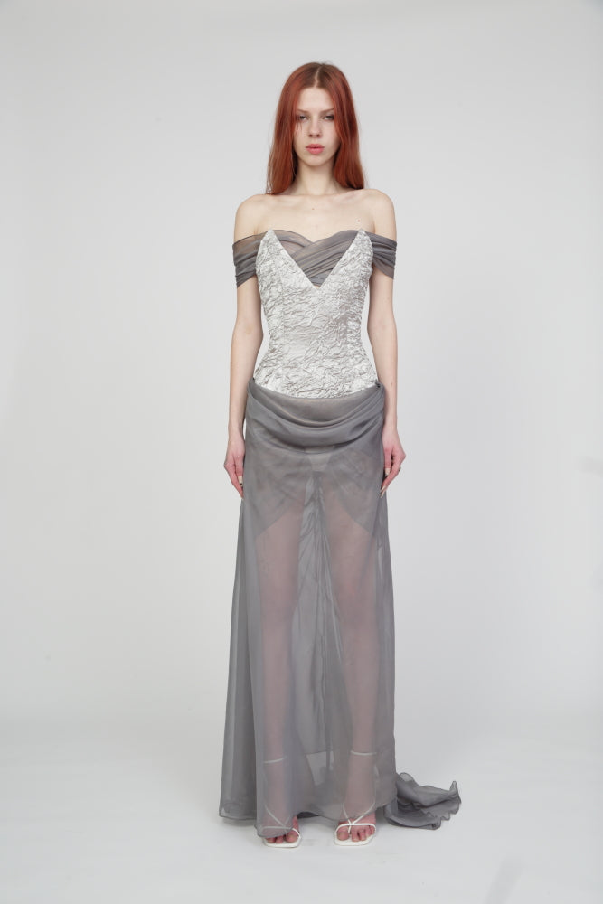 Jeneviene Silk Gown -Pre-Order