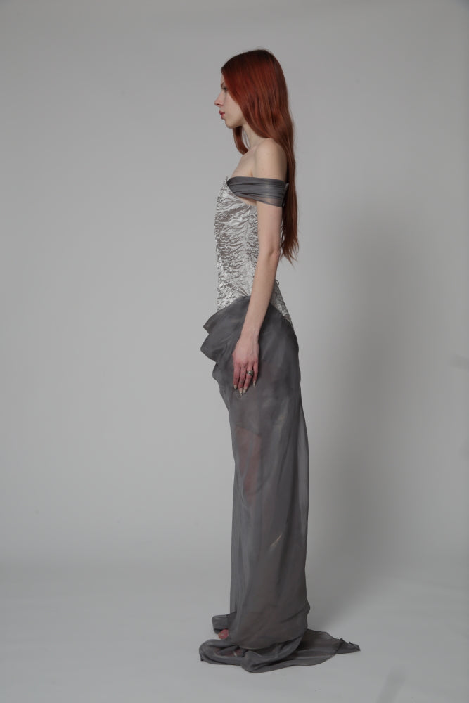 Jeneviene Silk Gown -Pre-Order