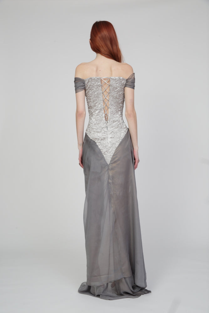 Jeneviene Silk Gown -Pre-Order