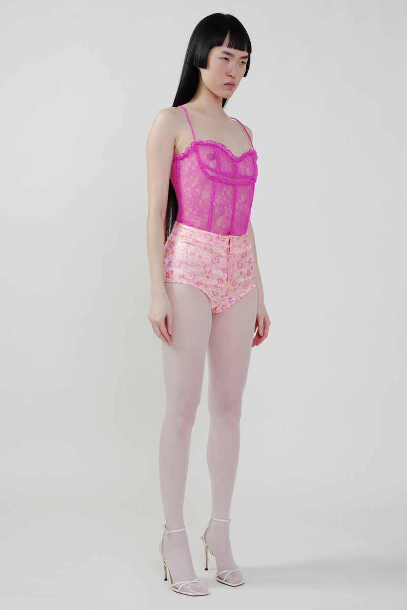 Pre-Order: Lace Corset in Pink