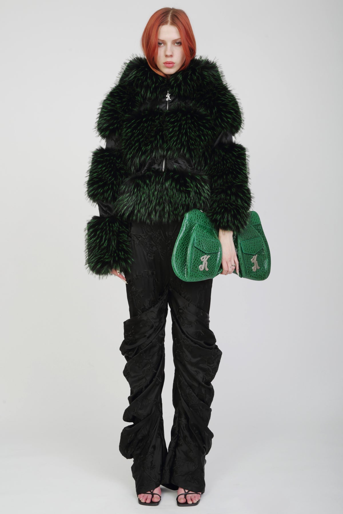 Memphy Fur Panel Coat