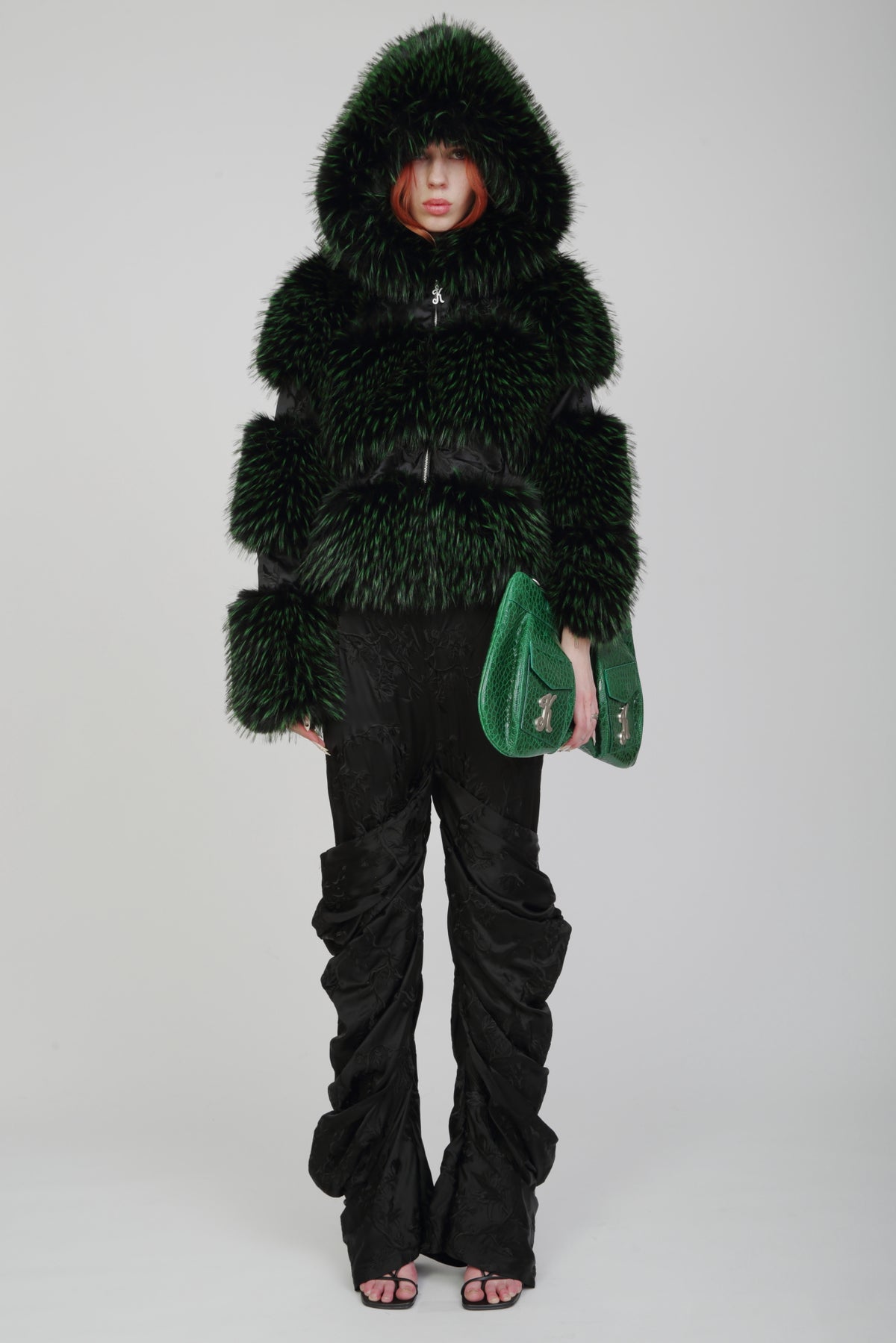 Memphy Fur Panel Coat-Pre Order