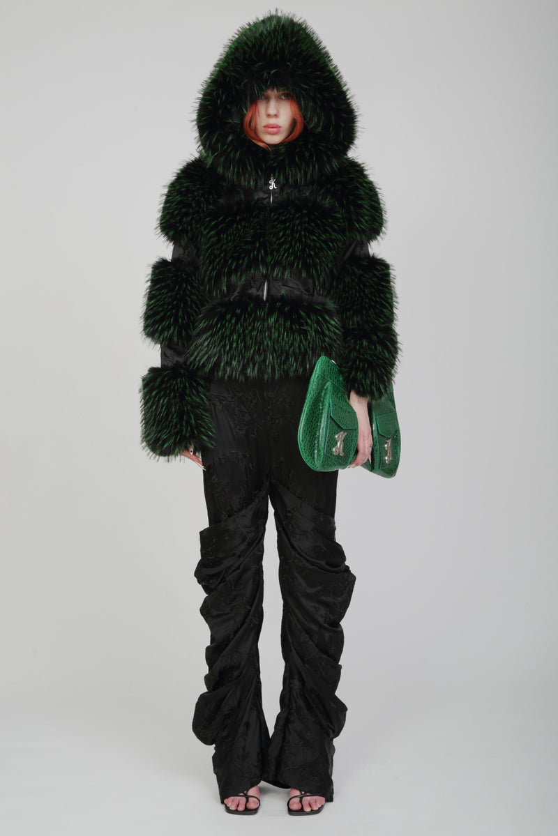 Memphy Fur Panel Coat