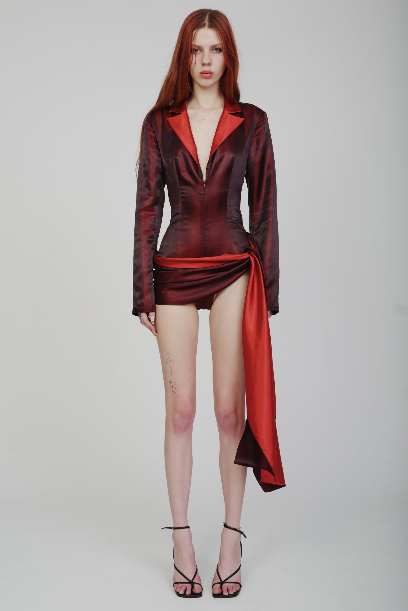 Jelixa Zip Up Wrap Blazer – Kim Shui Studio