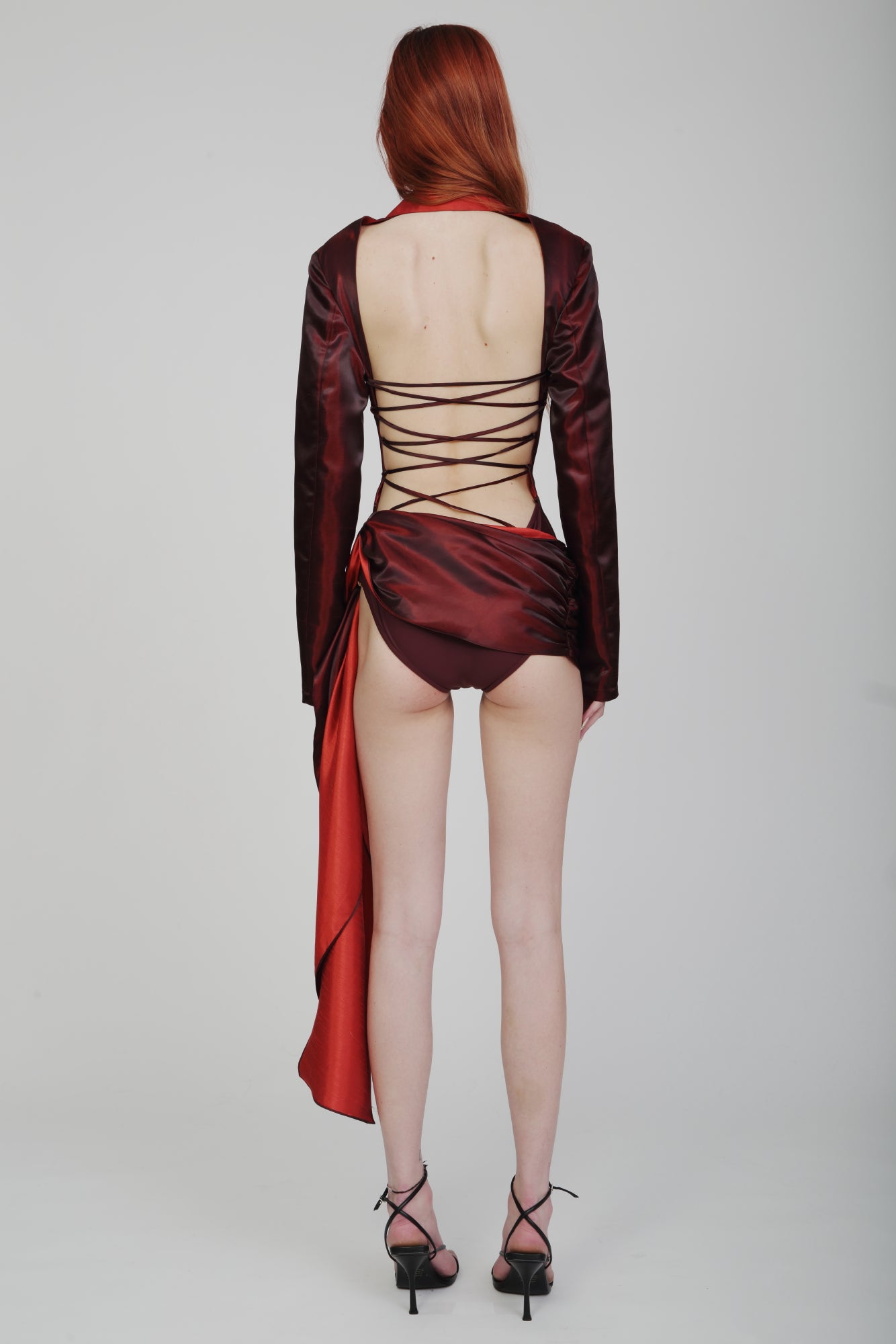 Jelixa Zip Up Wrap Blazer – Kim Shui Studio