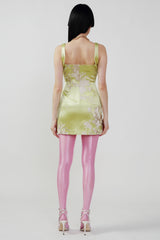Pre Order: Lime Green Floral Dress