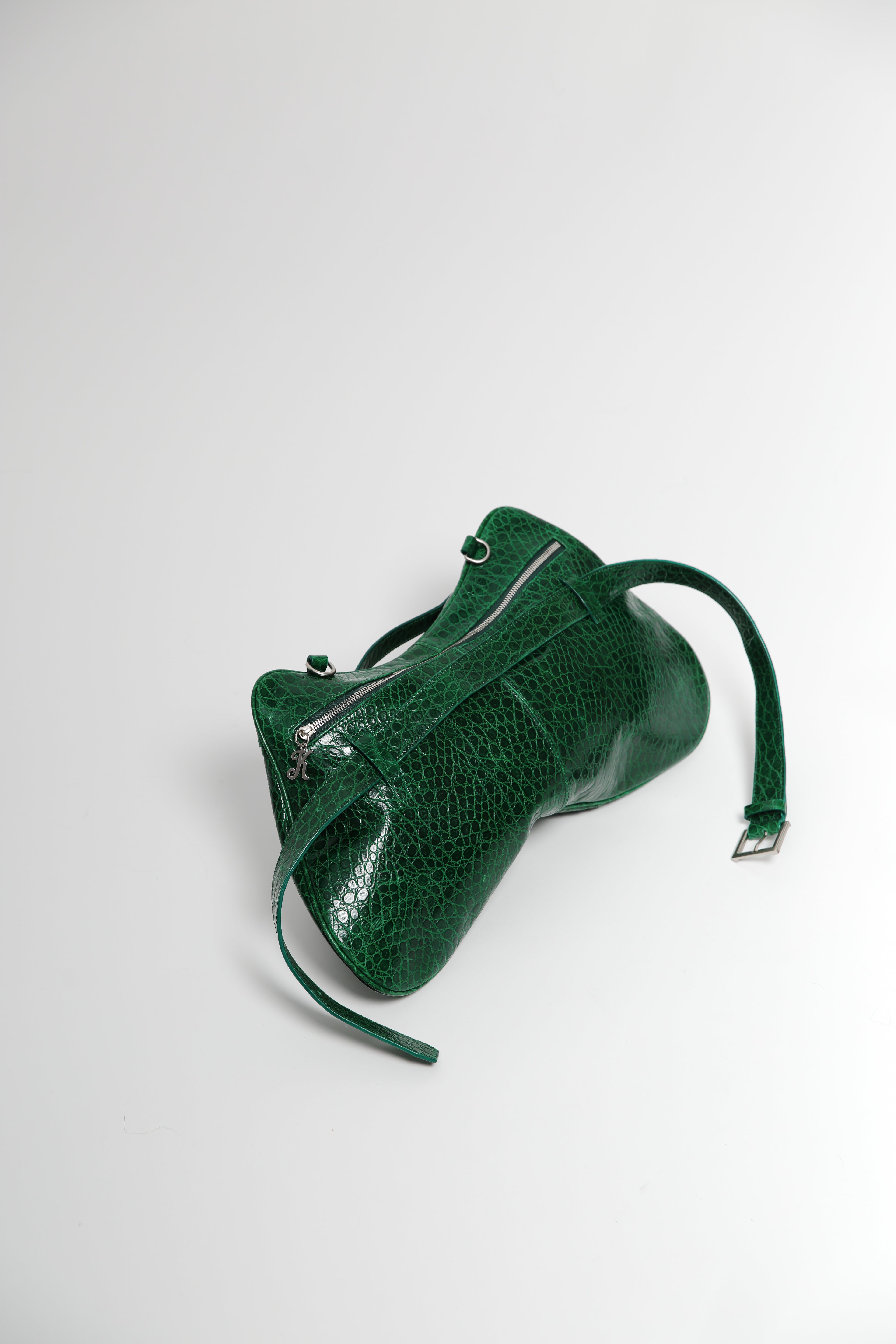 Green Croc Butt Bag – Kim Shui Studio