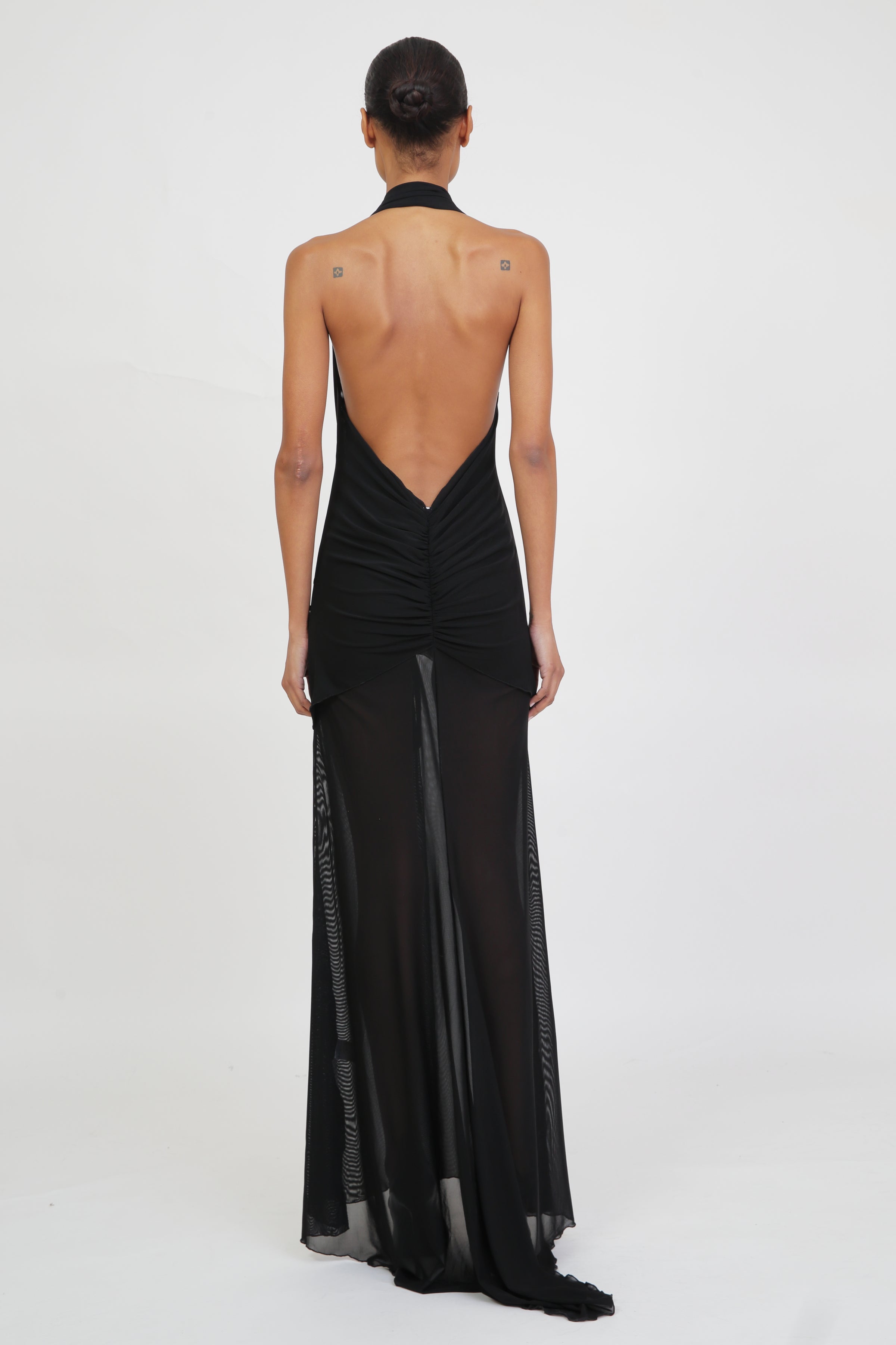 Mesh Maxi Dress in Black-Pre Order Kim Shui Studio Mesh Maxi Dress in Black-Pre Order Kim Shui Studio
