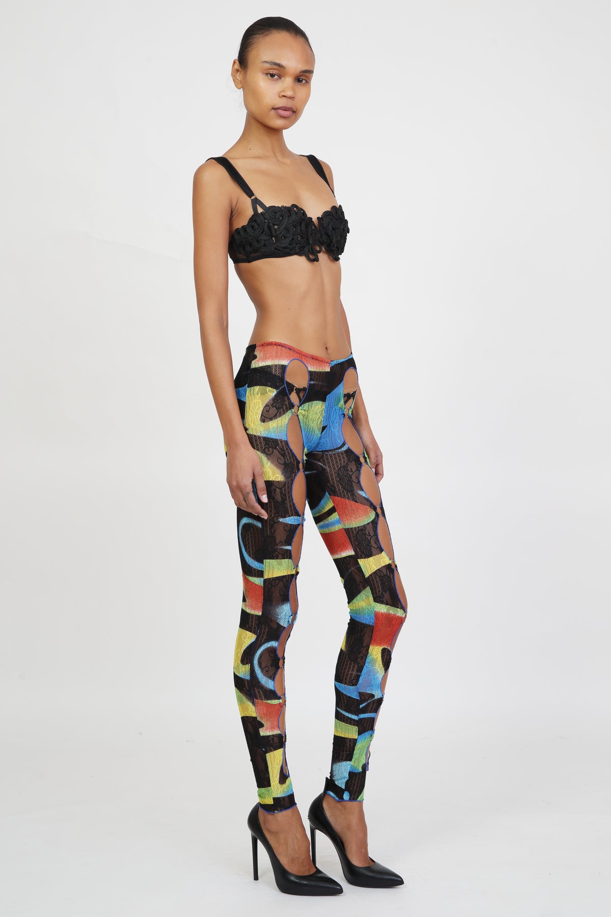 Blue Swirl Print Pant-Final Sale/No Returns