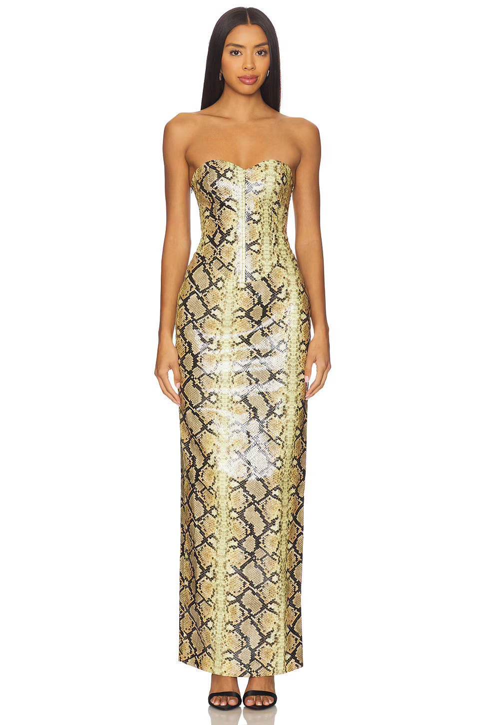 Mitchell Snakeskin Corset Dress Pre Order
