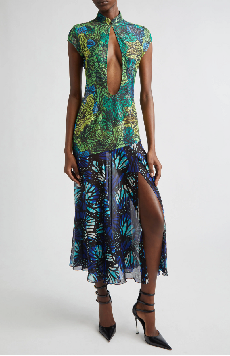 Lace Qi Pao Deep V Neck Dress-Pre Order – Kim Shui Studio