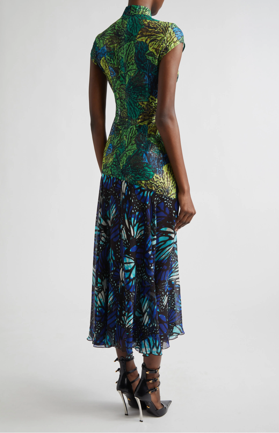 Lace Qi Pao Deep V Neck Dress-Pre Order  Kim Shui Studio
