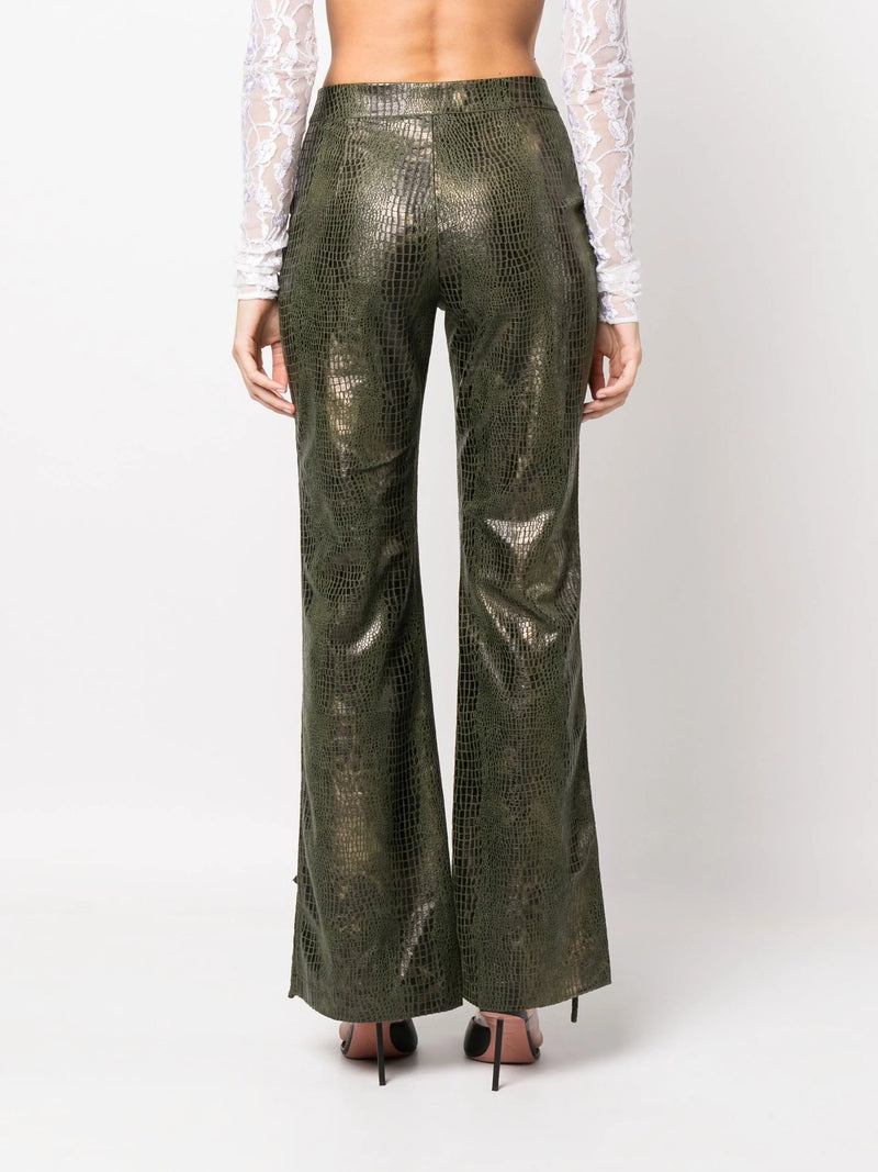 Lace Up Croc Pant