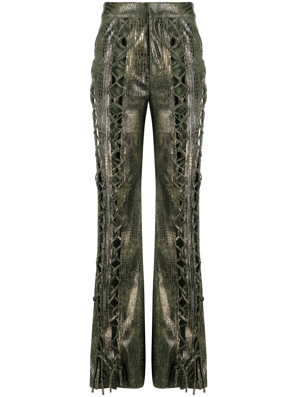 Lace Up Croc Pant