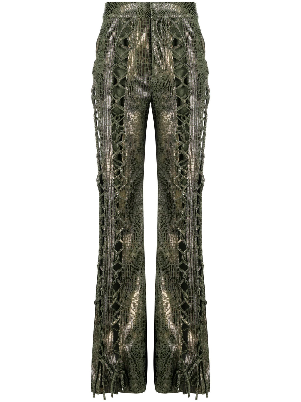 Lace Up Croc Pant