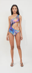 One shoulder one piece swimsuit