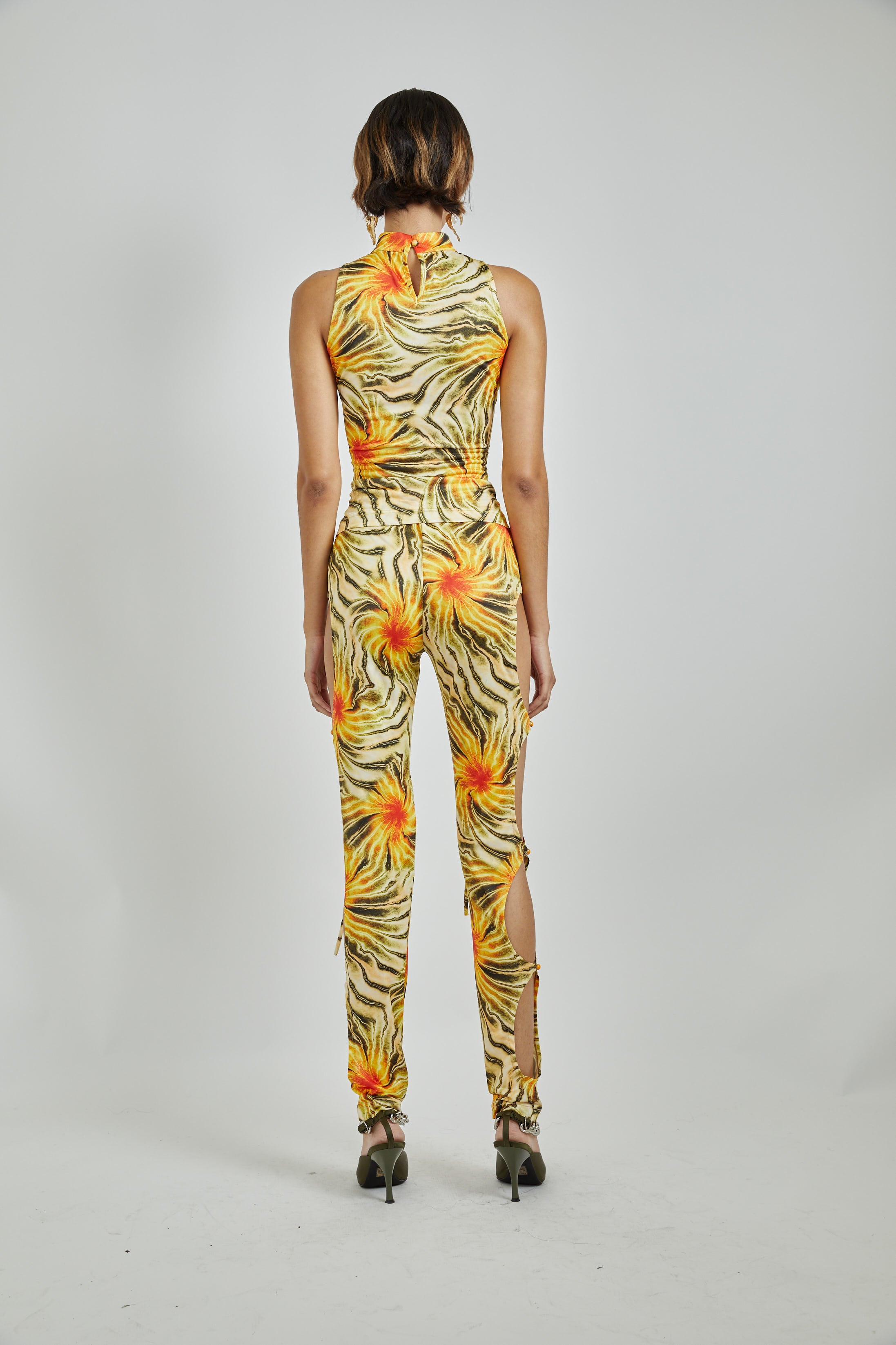 Cut out Tropic Print Pants – Kim Shui Studio