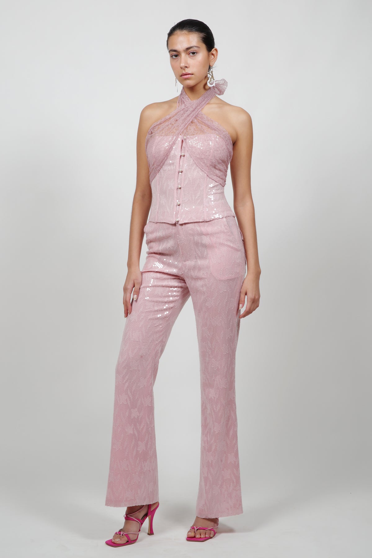 Pink Pailette Pants