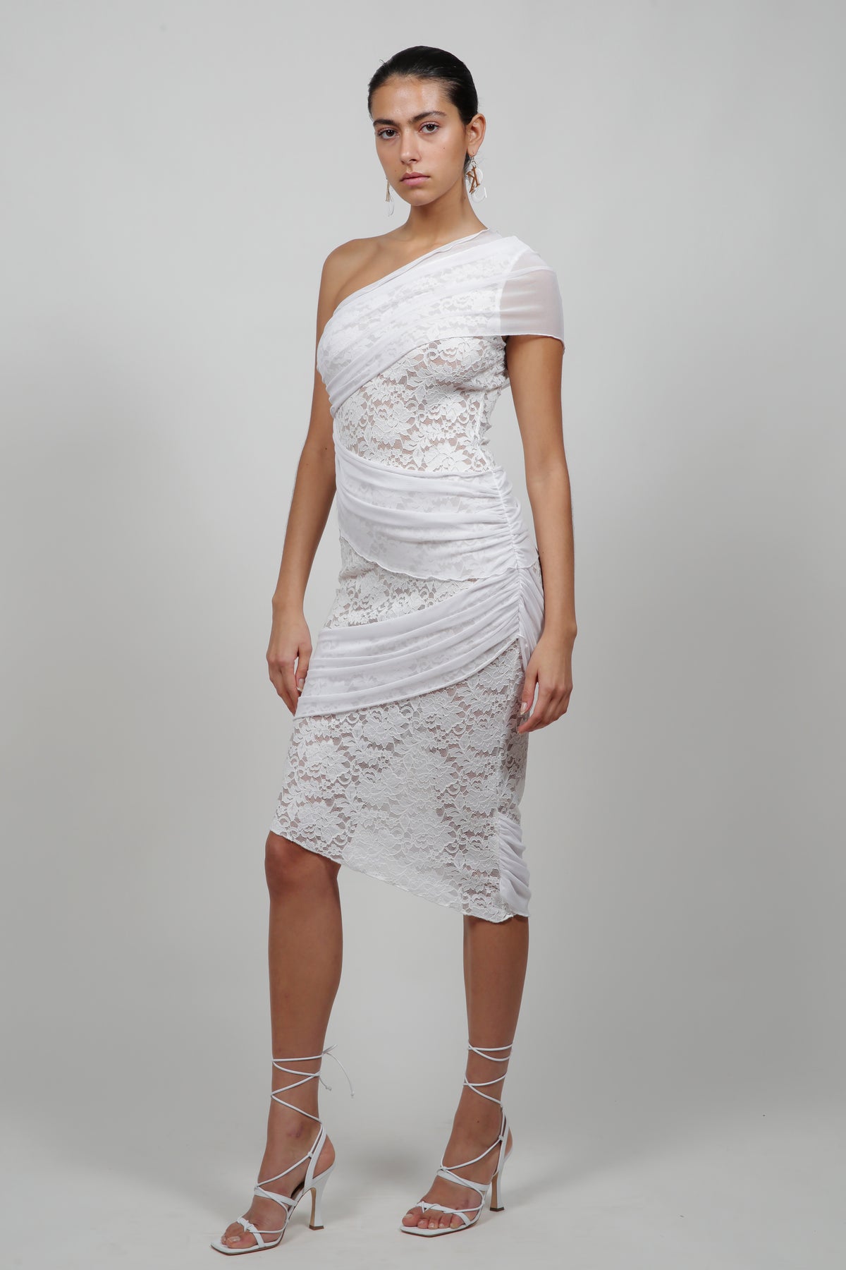 Pre-Order Mesh Drape Dress