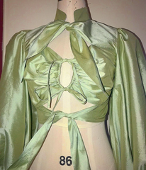 Limited Edition Mint Green Tie Top